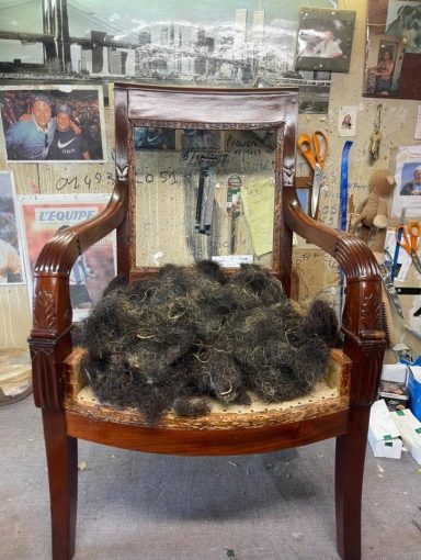 Restauration de chaise à Bruxelles